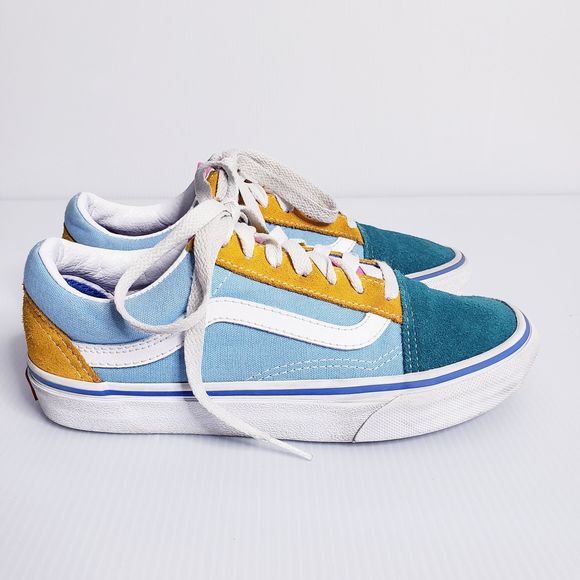 multicolor vans womens